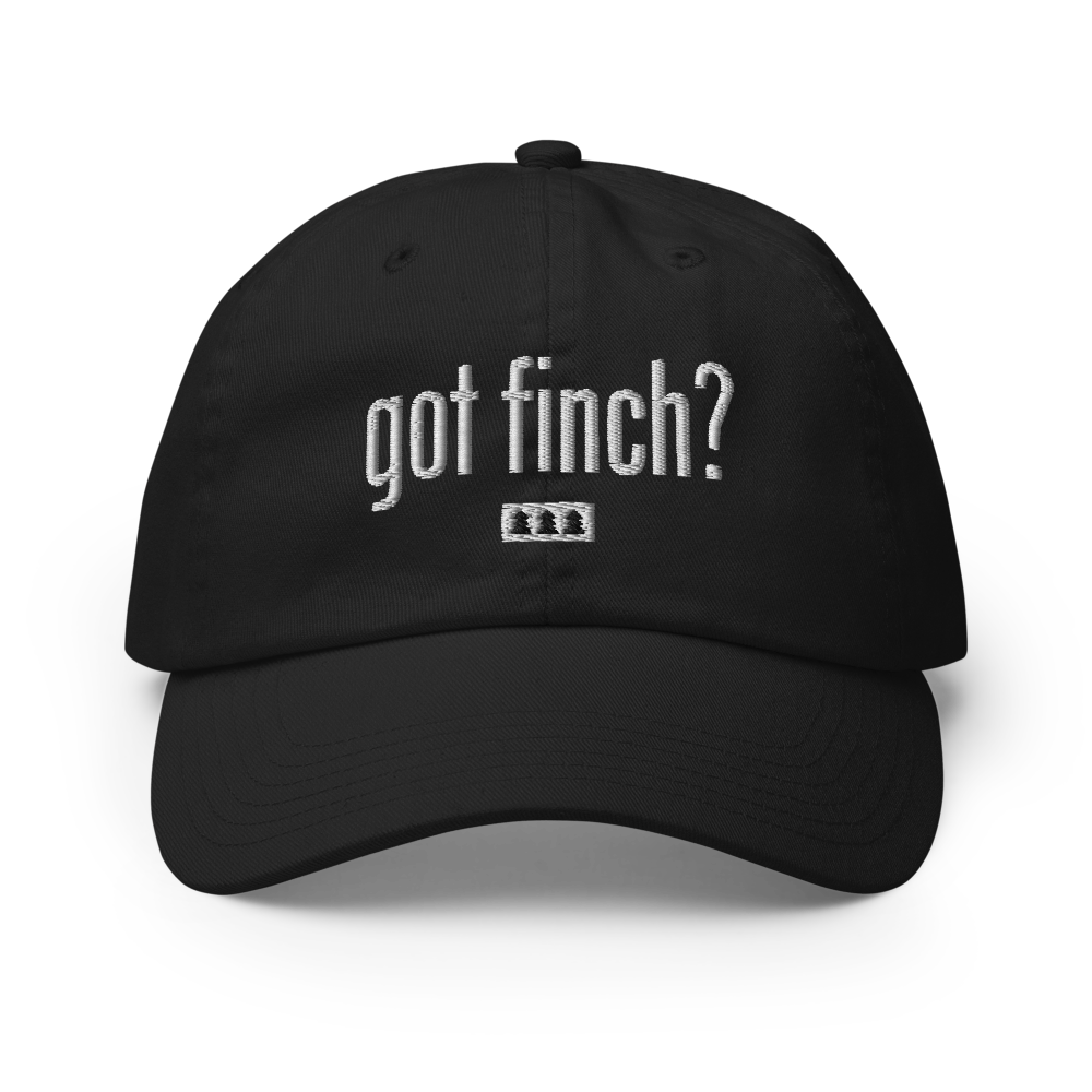 got finch? hat