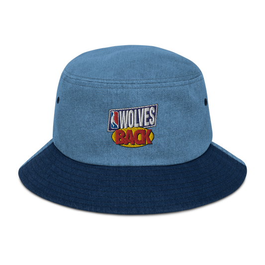 90s Back Denim Bucket Hat