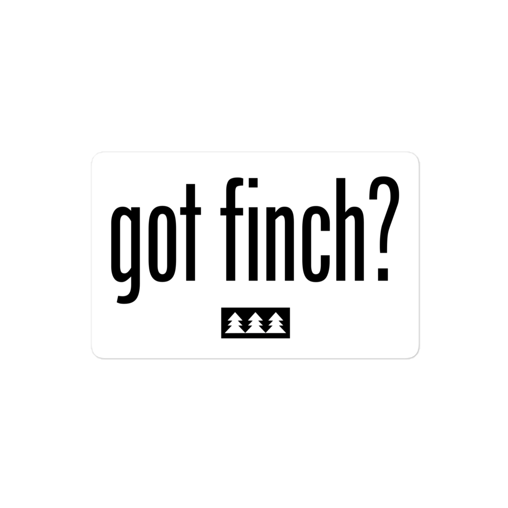 Got Finch? Sticker