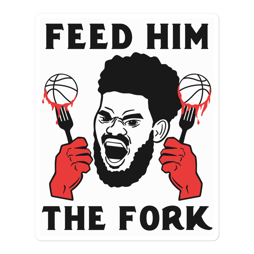 Feed Him The Fork Sticker