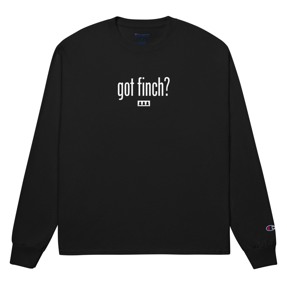 got finch? long sleeve tee