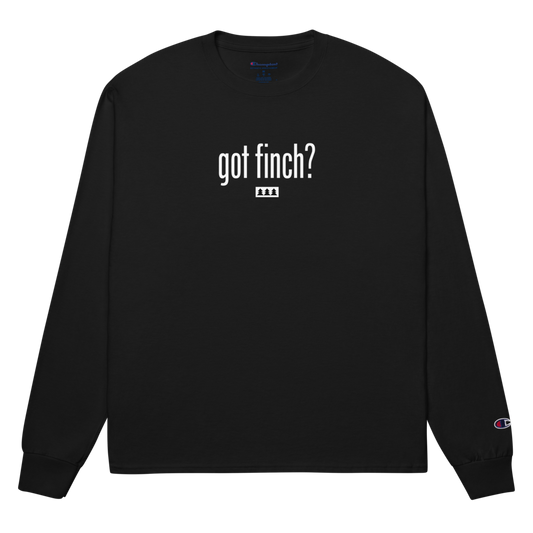 got finch? long sleeve tee