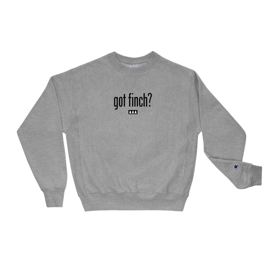 got finch? crewneck