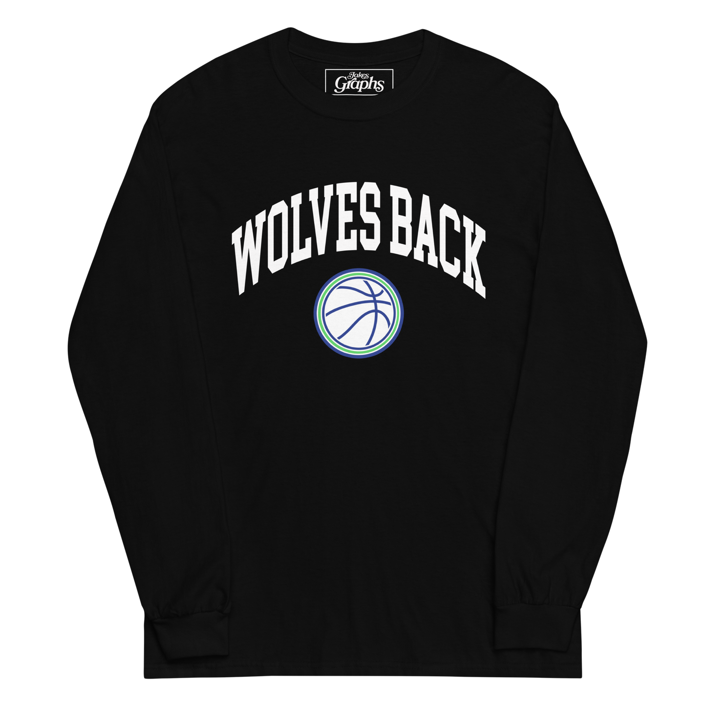 Wolves Back Long Sleeve Tee