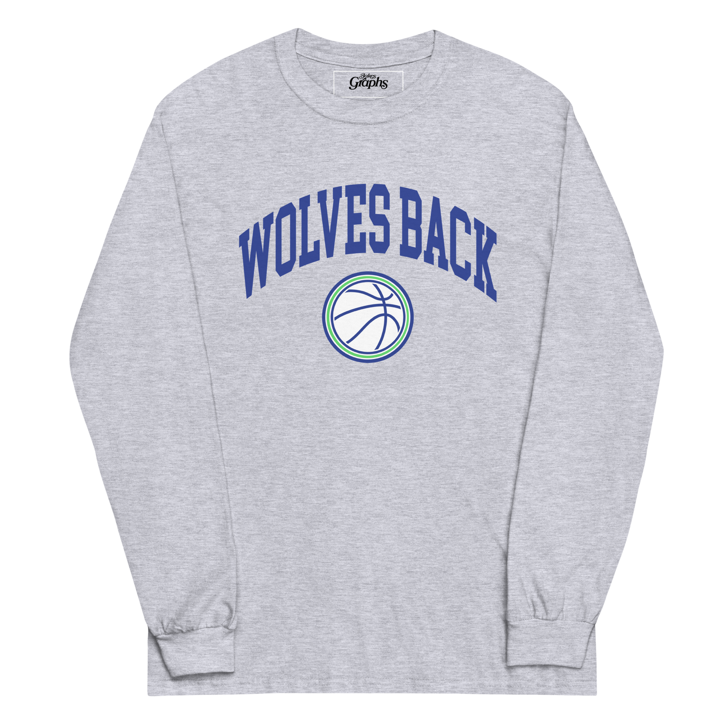 Wolves Back Long Sleeve Tee