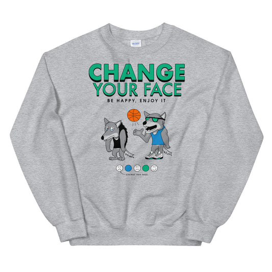 Change Your Face Crewneck